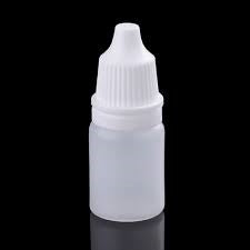 5ml dropper bottle with white childproof cap