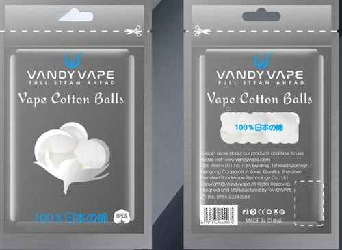 [clearance] vandy vape vape cotton balls 8pcs