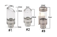 clearance wide bore glass stainless steel hybrid 510 drip tip
