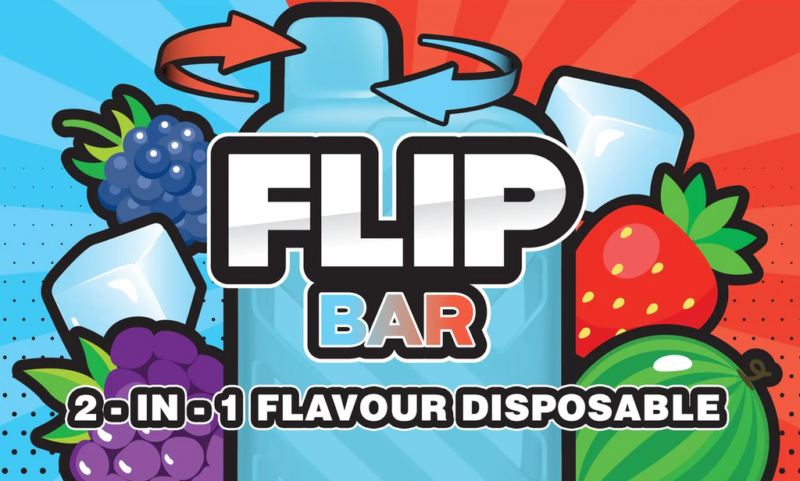 Flip Bar Disposable 2 in 1 9000 Puff Rechargeable *Intro Special