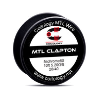 10ft Coilology NI80 MTL Clapton Spool Wire, 10ft Coilology NI80 MTL Clapton Spool Wire,