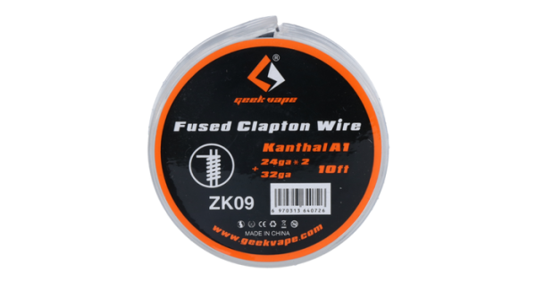 10ft GeekVape KA A1 Fused Clapton Wire (24GA*2+32GA) (ZK09),