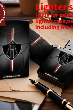 2D Flat Soccer Ball Lighter Shell