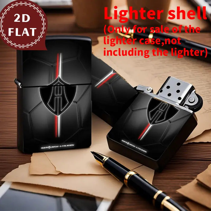 2D Flat Soccer Ball Lighter Shell, 2D Flat Soccer Ball Lighter Shell,