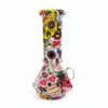 6'' Crimson Skull Prism Hex Bong,