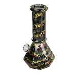 6” Dazed Leaf Prism Hex Bong Series