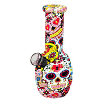 6” PsySkull Art Glass Bong, 6” PsySkull Art Glass Bong,