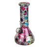 6” Sugar Skulls Vivid Vault Beaker Bong,