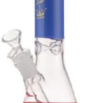 Aqua - 11″ Glass Bong with Bowl