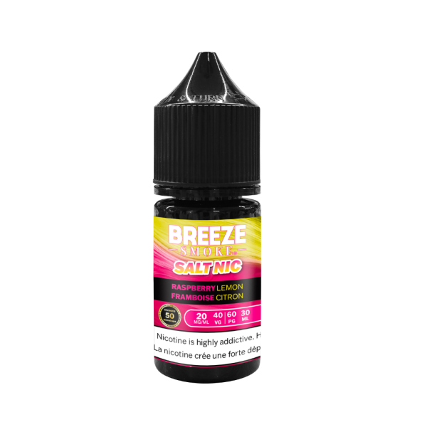 [CLEARANCE] Breeze S50 Salt Nic E-Liquid - Raspberry Lemon