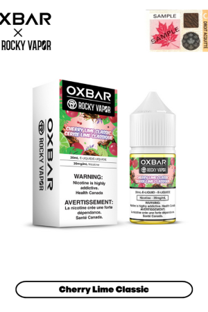 [CLEARANCE] Rocky Vapor x Oxbar E-Liquids - Cherry Lime Classic