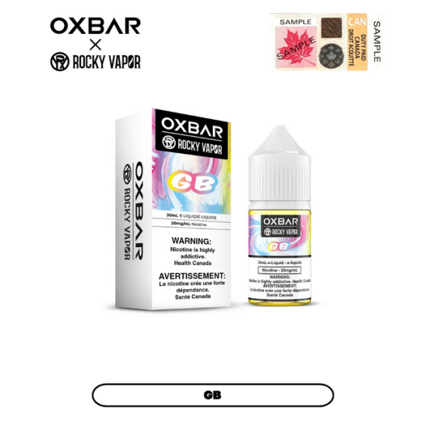 [CLEARANCE] Rocky Vapor x Oxbar E-Liquids - GB,