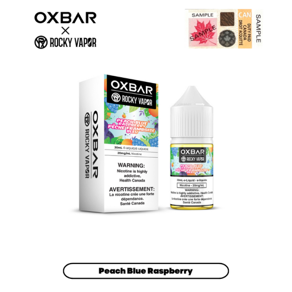 [CLEARANCE] Rocky Vapor x Oxbar E-Liquids - Peach Blue Raspberry