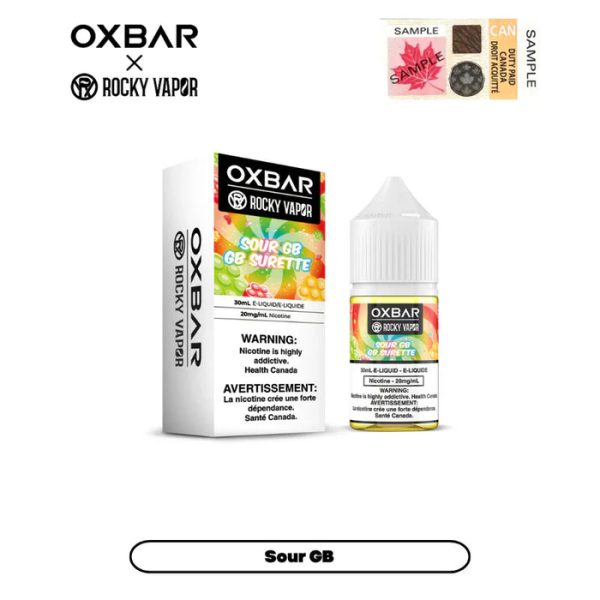 [CLEARANCE] Rocky Vapor x Oxbar E-Liquids - S GB,