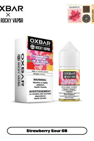[CLEARANCE] Rocky Vapor x Oxbar E-Liquids - Strawberry S GB