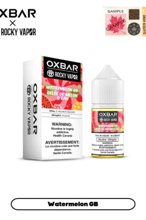 [CLEARANCE] Rocky Vapor x Oxbar E-Liquids - Watermelon GB