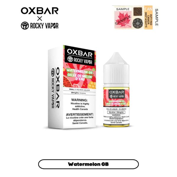 [CLEARANCE] Rocky Vapor x Oxbar E-Liquids - Watermelon GB