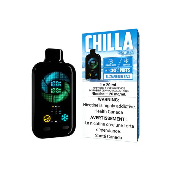 [CLEARANCE] Zilla Chilla Rechargeable Disposable Vape 20mL,