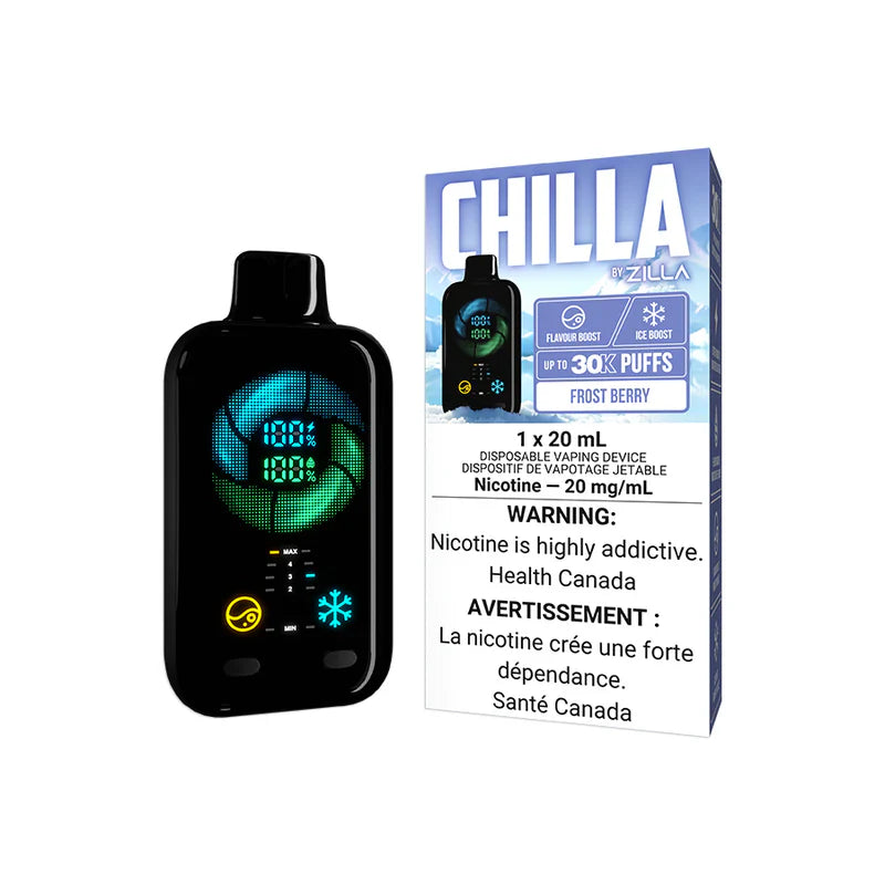 [CLEARANCE] Zilla Chilla Rechargeable Disposable Vape 20mL,