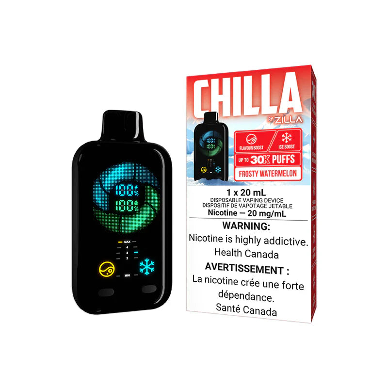 [CLEARANCE] Zilla Chilla Rechargeable Disposable Vape 20mL,