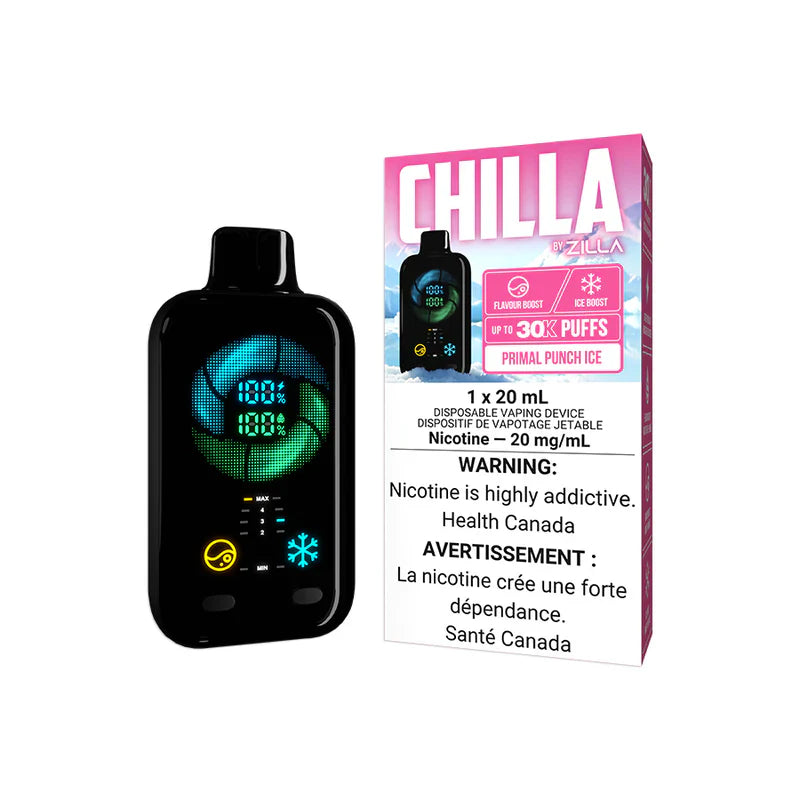 [CLEARANCE] Zilla Chilla Rechargeable Disposable Vape 20mL,