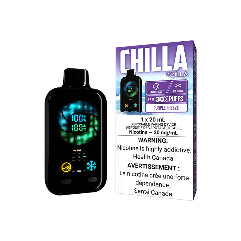 [CLEARANCE] Zilla Chilla Rechargeable Disposable Vape 20mL,