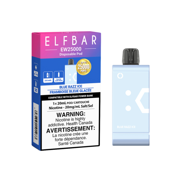 Elf Bar EW25K Puff Disposable Replacement Pod **Battery Included**
