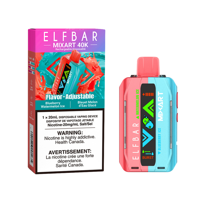 Elf Bar MixArt Disposable Vape 20mL, 8 Elf Bar MixArt Disposable Vape 20mL,