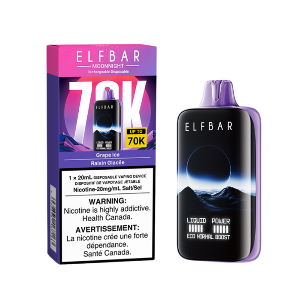 ELF Bar MoonNight Rechargeable Disposable Vape 20mL,