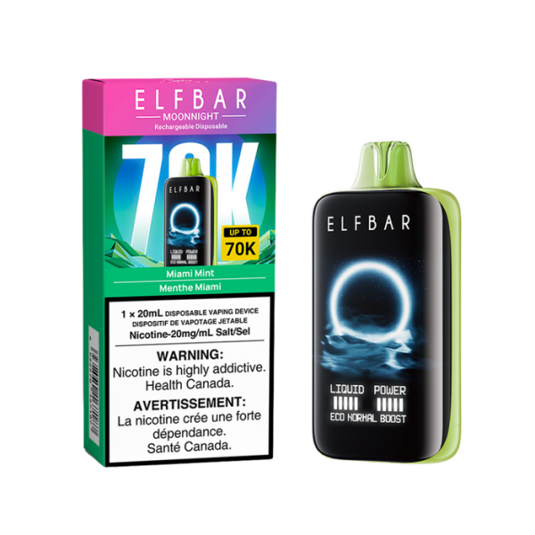 ELF Bar MoonNight Rechargeable Disposable Vape 20mL,