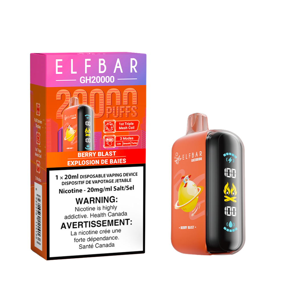 ELF Bar Rechargeable Disposable Vape GH20000 Puff Elfbar 20ml