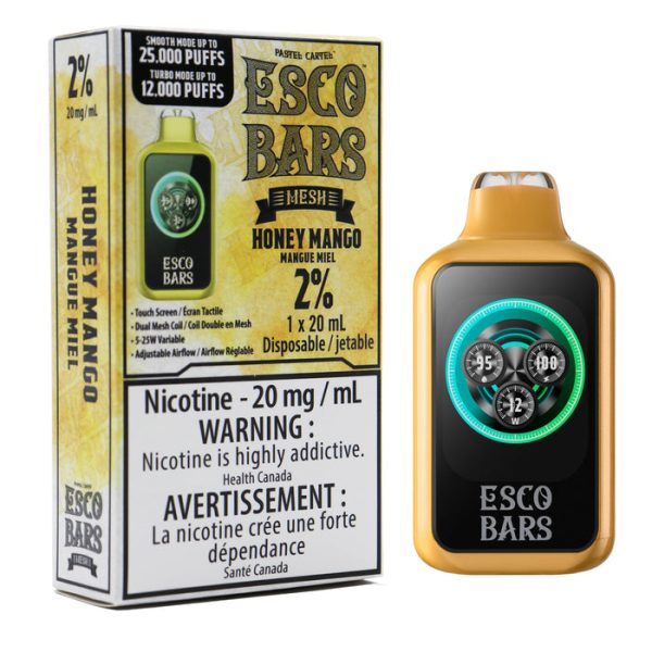 Esco Bars Rechargeable Disposable Vape 20mL,