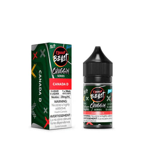 Flavour Beast Chuggin E-Liquid - Canada D Iced, Flavour Beast Chuggin E-Liquid - Canada D Iced,