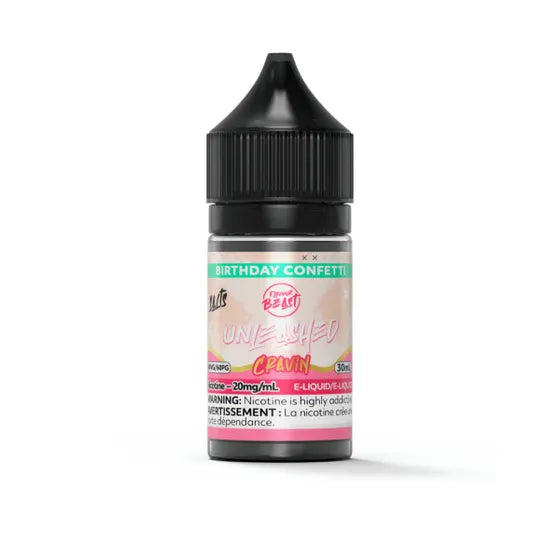 Flavour Beast Unleashed Cravin E-Liquid - Birthday Confetti