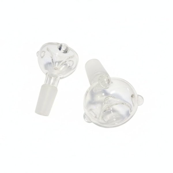 Glass Marbled Bowl W/ Male Joint