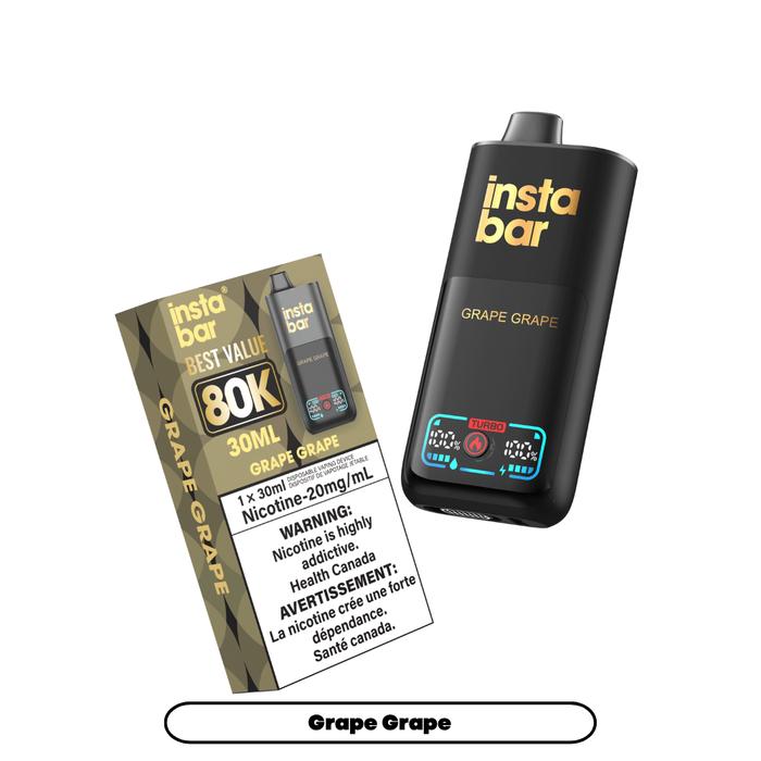 Insta Bar 80K Disposable Vape 30mL, Insta Bar 80K Disposable Vape 30mL,