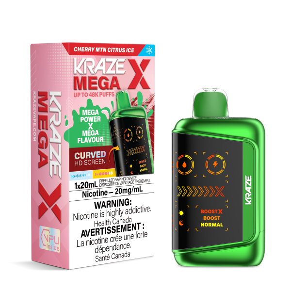 Kraze Mega X Rechargeable Disposable Vape 20mL