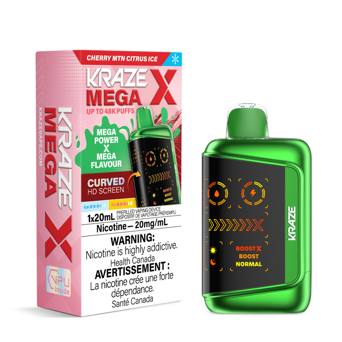Kraze Mega X Rechargeable Disposable Vape 20mL, Kraze Mega X Rechargeable Disposable Vape 20mL,