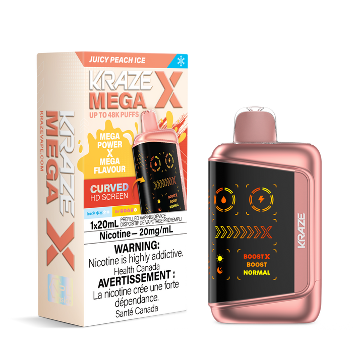 Kraze Mega X Rechargeable Disposable Vape 20mL, Kraze Mega X Rechargeable Disposable Vape 20mL,