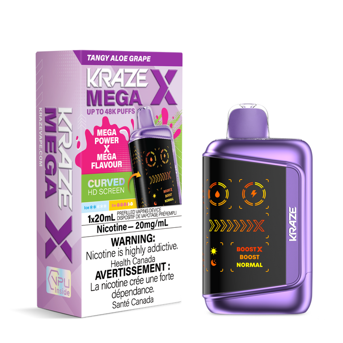 Kraze Mega X Rechargeable Disposable Vape 20mL, Kraze Mega X Rechargeable Disposable Vape 20mL,