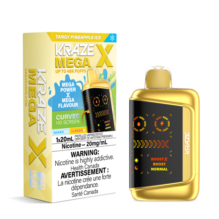 Kraze Mega X Rechargeable Disposable Vape 20mL, Kraze Mega X Rechargeable Disposable Vape 20mL,