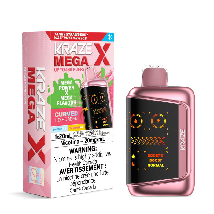Kraze Mega X Rechargeable Disposable Vape 20mL, Kraze Mega X Rechargeable Disposable Vape 20mL,