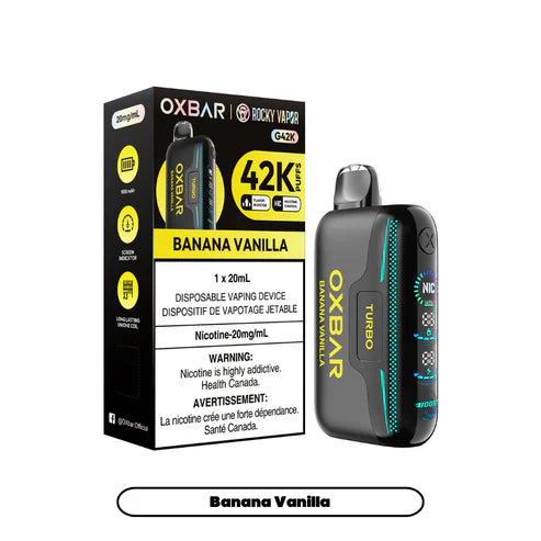 OXBAR X Rocky Vapor G42K Disposable Vape 20mL, OXBAR X Rocky Vapor G42K Disposable Vape 20mL,