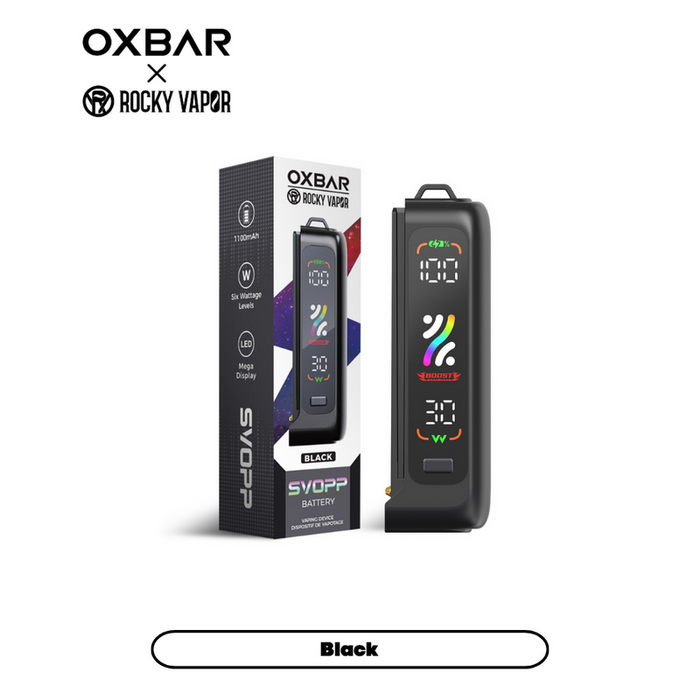 OXBAR x Rocky Vapor SVOPP Device Battery 1100mAh, OXBAR x Rocky Vapor SVOPP Device Battery 1100mAh,
