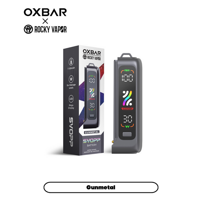 OXBAR x Rocky Vapor SVOPP Device Battery 1100mAh, OXBAR x Rocky Vapor SVOPP Device Battery 1100mAh,