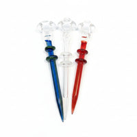 Quartz Glass Dab Tool W/ Carb Cap, Quartz Glass Dab Tool W/ Carb Cap,