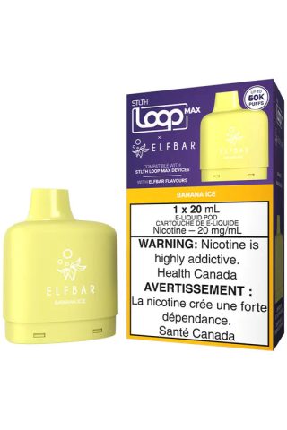 STLTH LOOP MAX X ELFBAR Replacement Pod 20mL **Battery Included Launch Special**