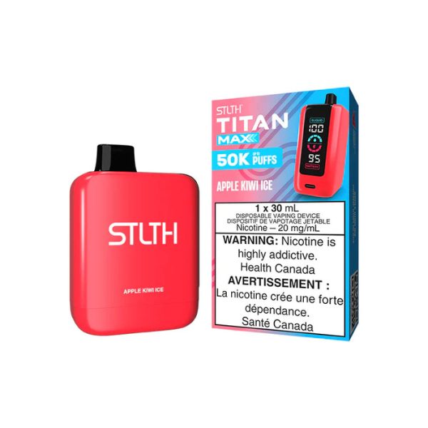 STLTH Titan Max 50K Puff Disposable Rechargeable Vape 30mL,