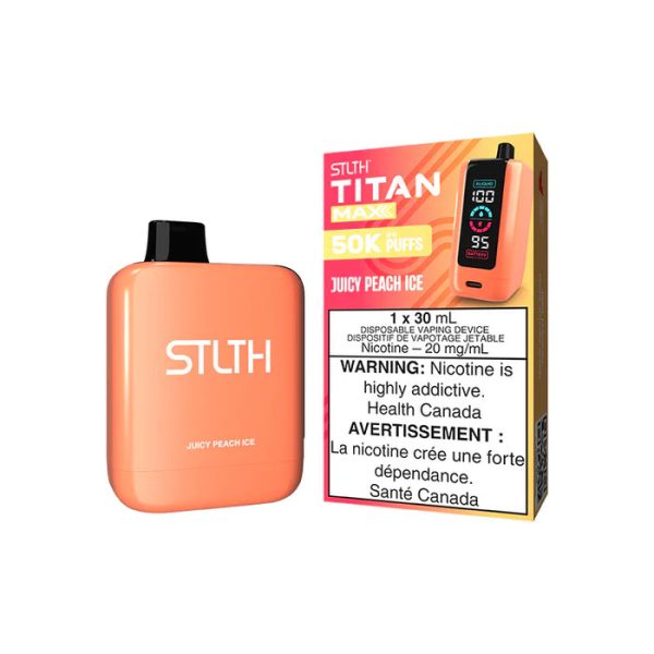 STLTH Titan Max 50K Puff Disposable Rechargeable Vape 30mL,
