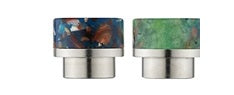 Type #1 Wide Bore Resin & Stainless Steel Drip Tip for Smok TFV8, 12, Prince & 810,